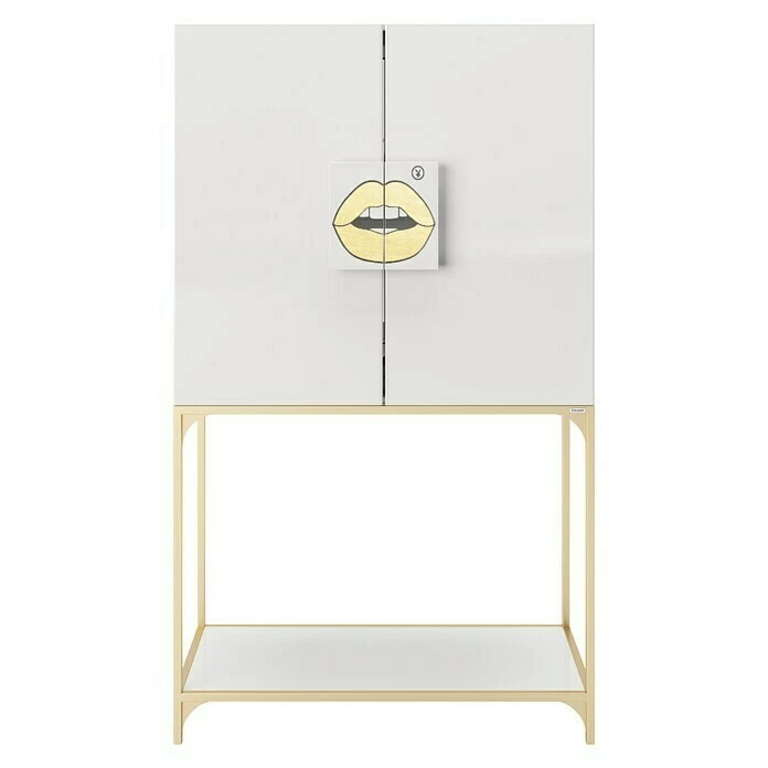 BAUHAUS Phönix Playboy Mehrzweckschrank Brandi L X B X H: 45 X 100 X 170 Cm, Weiß 2 BAUHAUS Phönix Playboy Mehrzweckschrank Brandi L X B X H: 45 X 100 X 170 Cm, Weiß – Bild 2