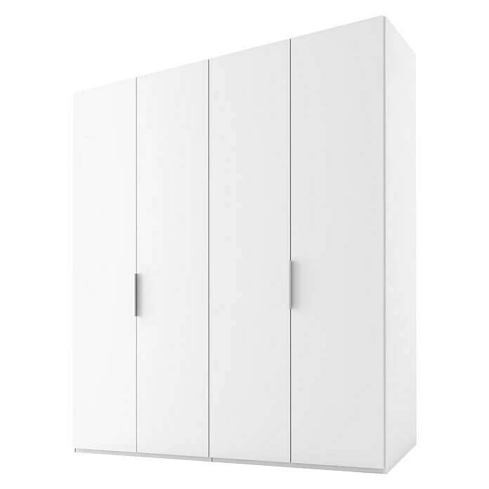 BAUHAUS Express Möbel Drehtürschrank Swift B X T X H: 200 X 58 X 216 Cm, Ohne Spiegel, Ohne Zubehör, Farbe Front: Weiß, Farbe Korpus: Weiß 1 BAUHAUS Express Möbel Drehtürschrank Swift B X T X H: 200 X 58 X 216 Cm, Ohne Spiegel, Ohne Zubehör, Farbe Front: Weiß, Farbe Korpus: Weiß