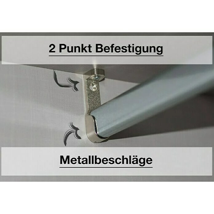 BAUHAUS Express Möbel Schwebetürenschrank Swift B X T X H: 200 X 68 X 216 Cm, Ohne Spiegel, Ohne Zubehör, Farbe Front: Basalt, Farbe Korpus: Basalt 6 BAUHAUS Express Möbel Schwebetürenschrank Swift B X T X H: 200 X 68 X 216 Cm, Ohne Spiegel, Ohne Zubehör, Farbe Front: Basalt, Farbe Korpus: Basalt – Bild 6