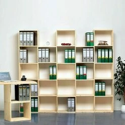 BAUHAUS Regalux Regalwürfel 45,6 X 35 X 39 Cm, Buche -Cheap Regale Store 12 112