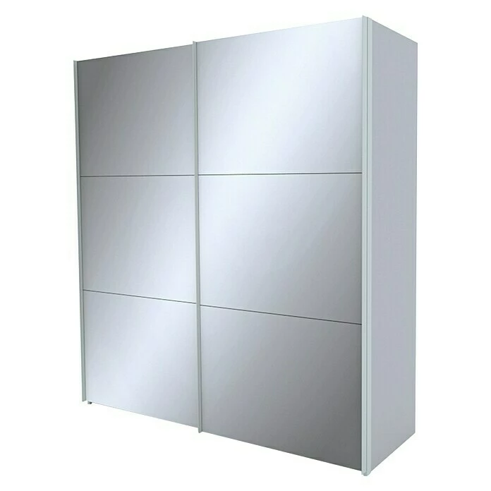 BAUHAUS Express Möbel Schwebetürenschrank Stars B X T X H: 200 X 68 X 236 Cm, Farbe Griff: Aluminiumfarben, Farbe Front: Seidengrauglas, Farbe Korpus: Seidengrau 1 BAUHAUS Express Möbel Schwebetürenschrank Stars B X T X H: 200 X 68 X 236 Cm, Farbe Griff: Aluminiumfarben, Farbe Front: Seidengrauglas, Farbe Korpus: Seidengrau