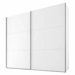 BAUHAUS Express Möbel Schwebetürenschrank Swift B X T X H: 200 X 68 X 216 Cm, Ohne Spiegel, Mit Zubehör, Farbe Korpus: Weiß, Farbe Front: Weiß