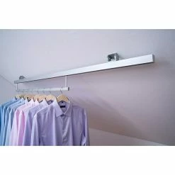 BAUHAUS Room Plaza Easy Doing Kleiderstange Passend Für: Room Plaza Easy Doing Schiebetür-Bau-Sets, Länge: 1.000 Mm, Fahrbar -Cheap Regale Store 12 132