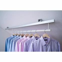 BAUHAUS Room Plaza Easy Doing Kleiderstange Passend Für: Room Plaza Easy Doing Schiebetür-Bau-Sets, Länge: 1.000 Mm, Fahrbar -Cheap Regale Store 12 133