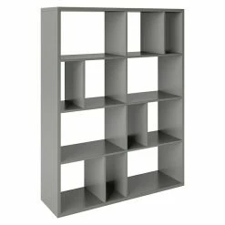 BAUHAUS Phönix Fortuna Raumteiler L X B X H: 34 X 112,5 X 146,6 Cm, Grau, Anzahl Fächer: 12