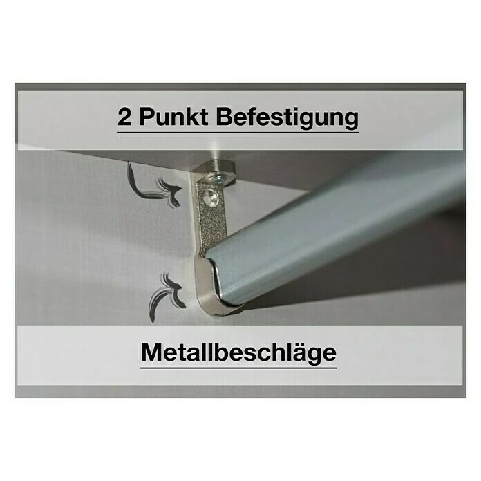BAUHAUS Express Möbel Drehtürschrank Brooklyn Landhaus B X T X H: 300 X 58 X 216 Cm, Weiß, Ohne Spiegel 6 BAUHAUS Express Möbel Drehtürschrank Brooklyn Landhaus B X T X H: 300 X 58 X 216 Cm, Weiß, Ohne Spiegel – Bild 6