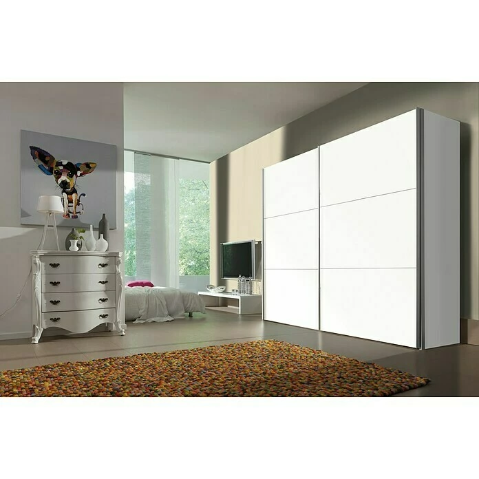 BAUHAUS Express Möbel Schwebetürenschrank Stars B X T X H: 250 X 68 X 236 Cm, Farbe Griff: Aluminiumfarben, Farbe Front: Eiche Sonoma, Farbe Korpus: Eiche Sonoma 3 BAUHAUS Express Möbel Schwebetürenschrank Stars B X T X H: 250 X 68 X 236 Cm, Farbe Griff: Aluminiumfarben, Farbe Front: Eiche Sonoma, Farbe Korpus: Eiche Sonoma – Bild 3