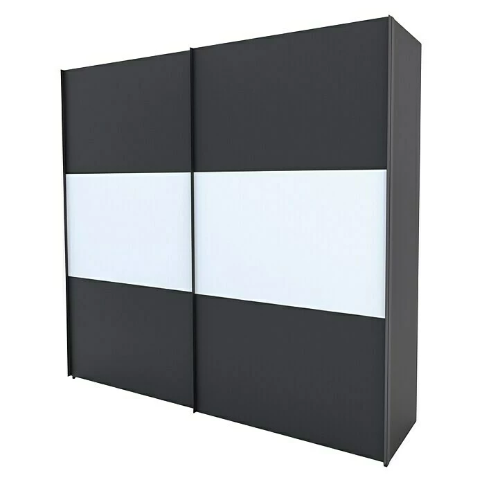 BAUHAUS Express Möbel Schwebetürenschrank Stars B X T X H: 250 X 68 X 236 Cm, Farbe Griff: Graphitfarben, Farbe Front: Graphit/Weiß, Farbe Korpus: Graphit 1 BAUHAUS Express Möbel Schwebetürenschrank Stars B X T X H: 250 X 68 X 236 Cm, Farbe Griff: Graphitfarben, Farbe Front: Graphit/Weiß, Farbe Korpus: Graphit