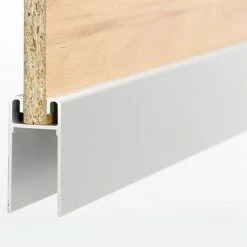 BAUHAUS Room Plaza Easy Sockelprofil Passend Für: Room Plaza Easy Schiebetür-Bau-Sets, 1.200 Mm, Silber