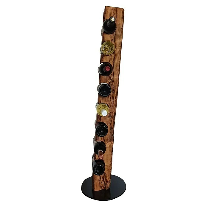 BAUHAUS Wood & Wishes Weinregal Premium Seitlich Höhe: 113 Cm, Anzahl Flaschen: 8 Stk., Holz, Palisander 2 BAUHAUS Wood & Wishes Weinregal Premium Seitlich Höhe: 113 Cm, Anzahl Flaschen: 8 Stk., Holz, Palisander – Bild 2