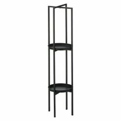 BAUHAUS Blumenregal L X B X H: 26 X 26 X 100 Cm, Schwarz, Eisen