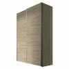 BAUHAUS Express Möbel Schwebetürenschrank Stars B X T X H: 150 X 68 X 236 Cm, Farbe Griff: Aluminiumfarben, Farbe Front: Eiche Sonoma, Farbe Korpus: Eiche Sonoma