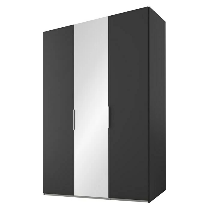 BAUHAUS Express Möbel Drehtürschrank Swift B X T X H: 150 X 58 X 216 Cm, Mit Spiegel, Ohne Zubehör, Farbe Front: Basalt, Farbe Korpus: Basalt 1 BAUHAUS Express Möbel Drehtürschrank Swift B X T X H: 150 X 58 X 216 Cm, Mit Spiegel, Ohne Zubehör, Farbe Front: Basalt, Farbe Korpus: Basalt