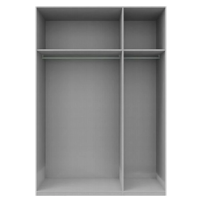 BAUHAUS Express Möbel Drehtürschrank Swift B X T X H: 150 X 58 X 216 Cm, Mit Spiegel, Ohne Zubehör, Farbe Front: Basalt, Farbe Korpus: Basalt 2 BAUHAUS Express Möbel Drehtürschrank Swift B X T X H: 150 X 58 X 216 Cm, Mit Spiegel, Ohne Zubehör, Farbe Front: Basalt, Farbe Korpus: Basalt – Bild 2