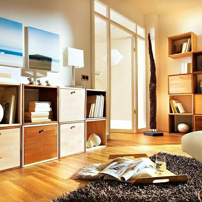 BAUHAUS Regalux Regaltür & Rückwand-Set 41,5 X 34,5 Cm, Buche 3 BAUHAUS Regalux Regaltür & Rückwand-Set 41,5 X 34,5 Cm, Buche – Bild 3