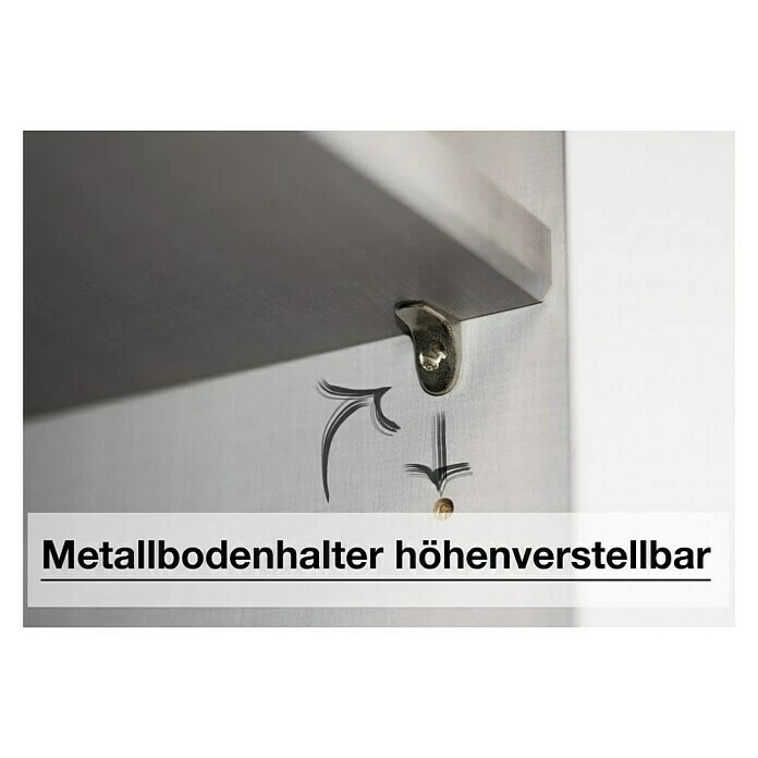 BAUHAUS Express Möbel Drehtürschrank Brooklyn Landhaus B X T X H: 250 X 58 X 216 Cm, Weiß, Ohne Spiegel 5 BAUHAUS Express Möbel Drehtürschrank Brooklyn Landhaus B X T X H: 250 X 58 X 216 Cm, Weiß, Ohne Spiegel – Bild 5