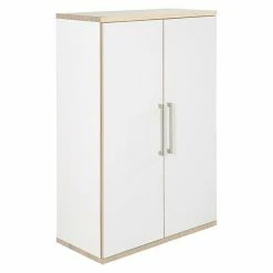 BAUHAUS Phönix Chicago Regal L X B X H: 40 X 80 X 119 Cm, Weiß/Eiche Sand, Traglast: 5 Kg/Boden -Cheap Regale Store 12 218