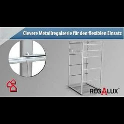 BAUHAUS Regalux Clever Korb 43 X 45 X 7 Cm, Metall -Cheap Regale Store 12 2479