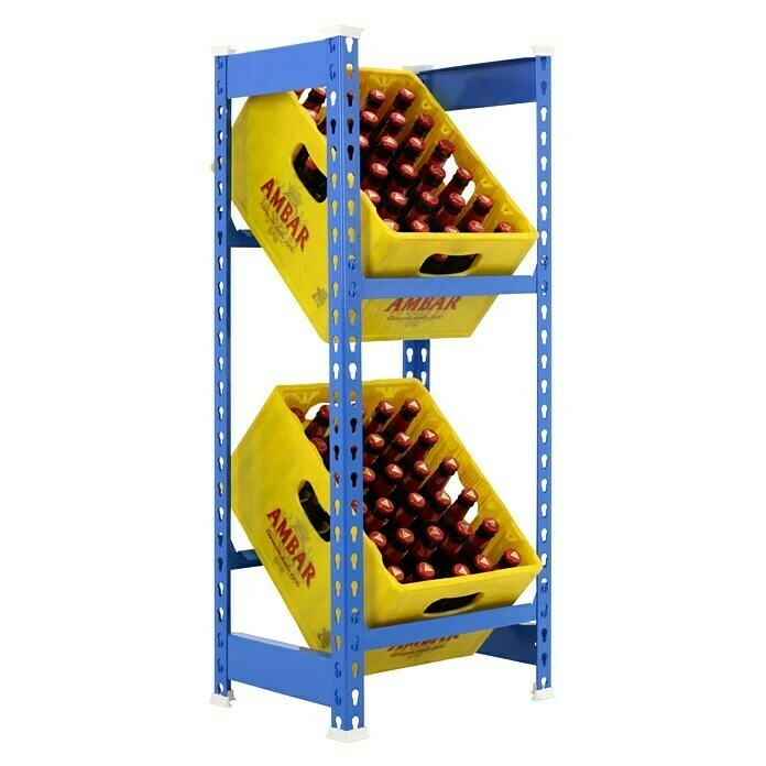 BAUHAUS Simonrack Simonbottle Metall-Getränkekistenregal Bottleclick L X B X H: 30 X 40 X 100 Cm, Traglast: 100 Kg/Boden, Anzahl Böden: 3, Blau 1 BAUHAUS Simonrack Simonbottle Metall-Getränkekistenregal Bottleclick L X B X H: 30 X 40 X 100 Cm, Traglast: 100 Kg/Boden, Anzahl Böden: 3, Blau