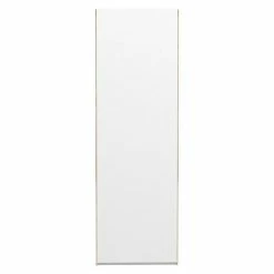 BAUHAUS Express Möbel Escalo Drehtür L X B X S: 158 X 49,1 X 0,22 Cm, Polarweiß, Ohne Spiegel