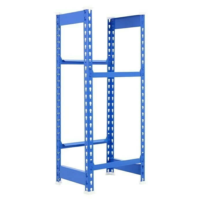 BAUHAUS Simonrack Simonbottle Metall-Getränkekistenregal Bottleclick L X B X H: 30 X 40 X 100 Cm, Traglast: 100 Kg/Boden, Anzahl Böden: 3, Blau 2 BAUHAUS Simonrack Simonbottle Metall-Getränkekistenregal Bottleclick L X B X H: 30 X 40 X 100 Cm, Traglast: 100 Kg/Boden, Anzahl Böden: 3, Blau – Bild 2