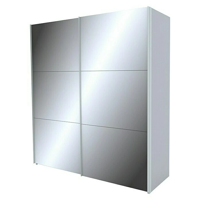 BAUHAUS Express Möbel Schwebetürenschrank Stars B X T X H: 200 X 68 X 236 Cm, Farbe Griff: Aluminiumfarben, Farbe Front: Spiegel, Farbe Korpus: Seidengrau 1 BAUHAUS Express Möbel Schwebetürenschrank Stars B X T X H: 200 X 68 X 236 Cm, Farbe Griff: Aluminiumfarben, Farbe Front: Spiegel, Farbe Korpus: Seidengrau