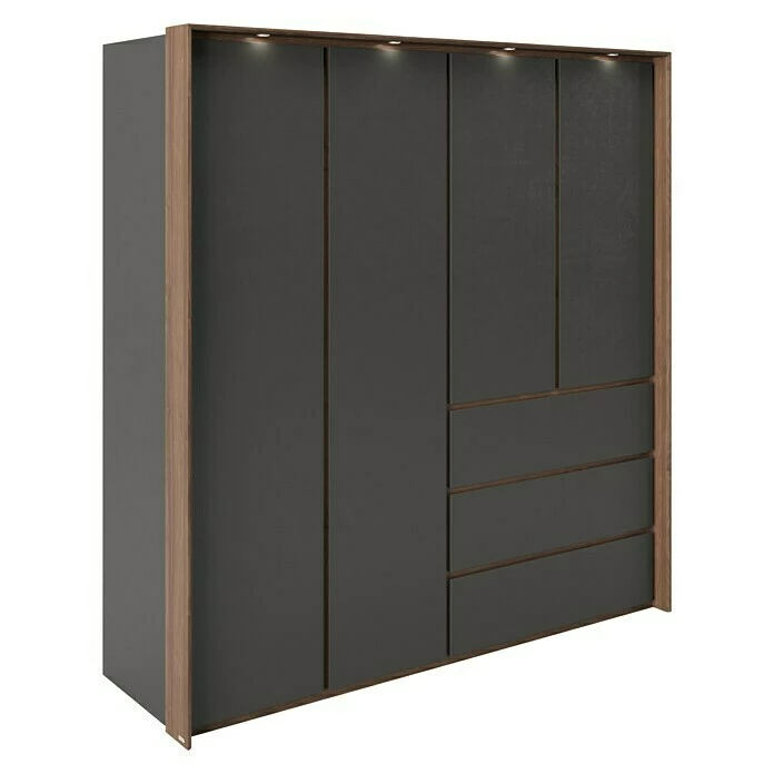 BAUHAUS Phönix Playboy Kleiderschrank Victoria L X B X H: 66,3 X 200 X 212 Cm, Nussbaum 1 BAUHAUS Phönix Playboy Kleiderschrank Victoria L X B X H: 66,3 X 200 X 212 Cm, Nussbaum