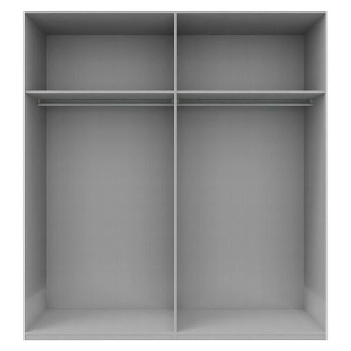 BAUHAUS Express Möbel Schwebetürenschrank Swift B X T X H: 200 X 68 X 216 Cm, Mit Glasfronten, Ohne Zubehör, Farbe Front: Basaltglas Außen/Basalt, Farbe Korpus: Basalt 2 BAUHAUS Express Möbel Schwebetürenschrank Swift B X T X H: 200 X 68 X 216 Cm, Mit Glasfronten, Ohne Zubehör, Farbe Front: Basaltglas Außen/Basalt, Farbe Korpus: Basalt – Bild 2