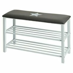 BAUHAUS Schuhregal Mit Sitzbank L X B X H: 78 X 30 X 48 Cm, Stern