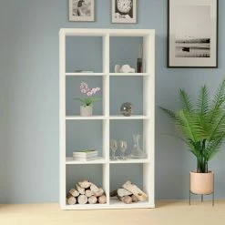 BAUHAUS Regal L X B X H: 39,2 X 76,5 X 146,6 Cm, Weiß -Cheap Regale Store 12 302