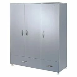 BAUHAUS Phönix Miami Drehtürschrank L X B X H: 52 X 146 X 200 Cm, Grau