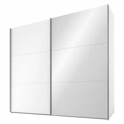 BAUHAUS Express Möbel Schwebetürenschrank Swift B X T X H: 150 X 68 X 216 Cm, Mit Spiegel, Mit Zubehör, Farbe Front: Weiß, Farbe Korpus: Weiß