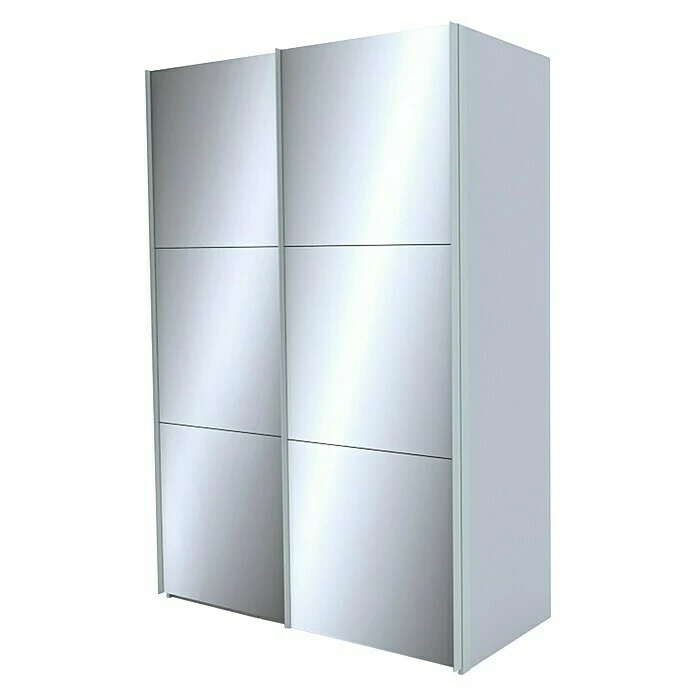 BAUHAUS Express Möbel Schwebetürenschrank Stars B X T X H: 150 X 68 X 216 Cm, Farbe Griff: Aluminiumfarben, Farbe Front: Seidengrauglas/Spiegel, Farbe Korpus: Seidengrau 1 BAUHAUS Express Möbel Schwebetürenschrank Stars B X T X H: 150 X 68 X 216 Cm, Farbe Griff: Aluminiumfarben, Farbe Front: Seidengrauglas/Spiegel, Farbe Korpus: Seidengrau