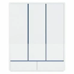 BAUHAUS Phönix Prana Drehtürschrank L X B X H: 55 X 158 X 195 Cm, Weiß