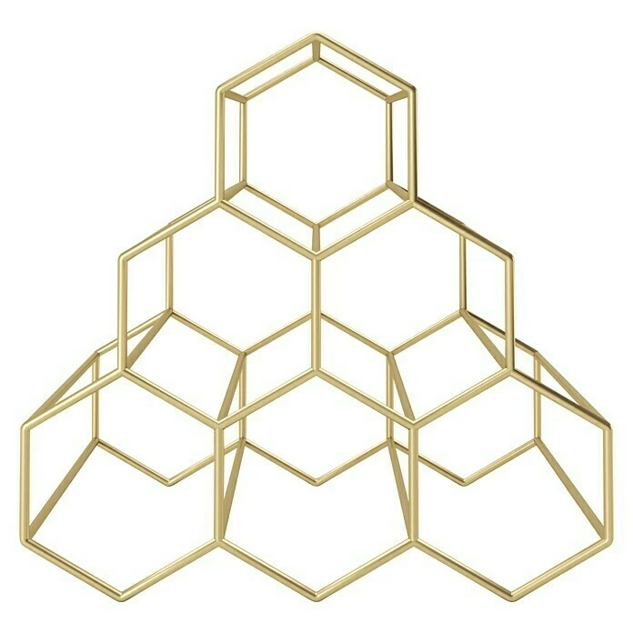 BAUHAUS Phönix Playboy Weinregal Gloria L X B X H: 22 X 29 X 27 Cm, Gold 3 BAUHAUS Phönix Playboy Weinregal Gloria L X B X H: 22 X 29 X 27 Cm, Gold – Bild 3