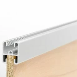 BAUHAUS Room Plaza Easy Kranzprofil Passend Für: Room Plaza Easy Schiebetür-Bau-Sets, 1.200 Mm, Silber