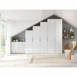 BAUHAUS Express Möbel Escalo Korpus B X T X H: 50 X 58 X 158 Cm, Polarweiß -Cheap Regale Store 12 3209