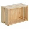 BAUHAUS Astigarraga Home Box Holzkiste L X B X H: 18 X 38,4 X 25,6 Cm, Kiefernholz