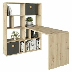 BAUHAUS Phönix Fortuna Regalschreibtisch Eiche, Anzahl Fächer: 12 Stk.