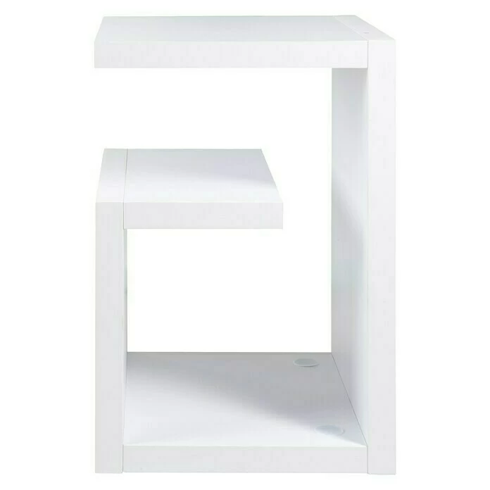 BAUHAUS Phönix Beistelltisch Los Angeles L X B X H: 40 X 60 X 40 Cm, Weiß 2 BAUHAUS Phönix Beistelltisch Los Angeles L X B X H: 40 X 60 X 40 Cm, Weiß – Bild 2