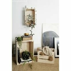 BAUHAUS Astigarraga Home Box Holzkiste L X B X H: 18 X 38,4 X 25,6 Cm, Kiefernholz -Cheap Regale Store 12 323