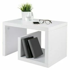 BAUHAUS Phönix Beistelltisch Los Angeles L X B X H: 40 X 60 X 40 Cm, Weiß 7 BAUHAUS Phönix Beistelltisch Los Angeles L X B X H: 40 X 60 X 40 Cm, Weiß -Cheap Regale Store 12 3230