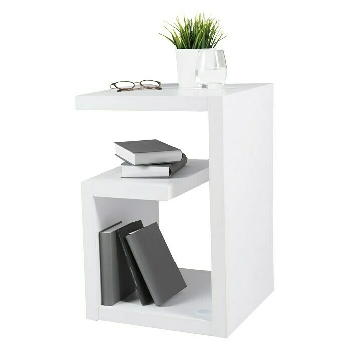 BAUHAUS Phönix Beistelltisch Los Angeles L X B X H: 40 X 60 X 40 Cm, Weiß 4 BAUHAUS Phönix Beistelltisch Los Angeles L X B X H: 40 X 60 X 40 Cm, Weiß – Bild 4