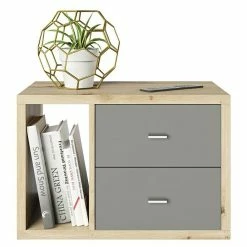 BAUHAUS Phönix Fortuna Beistelltisch L X B X H: 34 X 58 X 39,2 Cm, Eiche, Mit Schubladeneinsatz