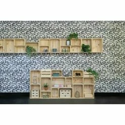 BAUHAUS Astigarraga Home Box Holzkiste L X B X H: 18 X 38,4 X 25,6 Cm, Kiefernholz -Cheap Regale Store 12 325