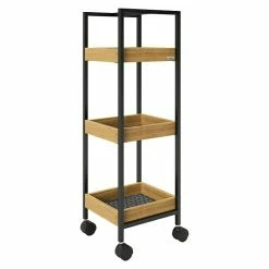 BAUHAUS Phönix Playboy Beistellwagen Nancy L X B X H: 27 X 28,2 X 88,5 Cm, Braun