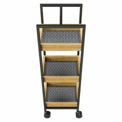 BAUHAUS Phönix Playboy Beistellwagen Nancy L X B X H: 27 X 28,2 X 88,5 Cm, Braun -Cheap Regale Store 12 3255