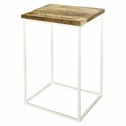 BAUHAUS Beistelltisch 29 X 29 X 44,5 Cm, Mangoholz