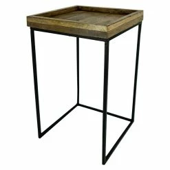 BAUHAUS Beistelltisch L X B X H: 30 X 30 X 48 Cm, Mangoholz