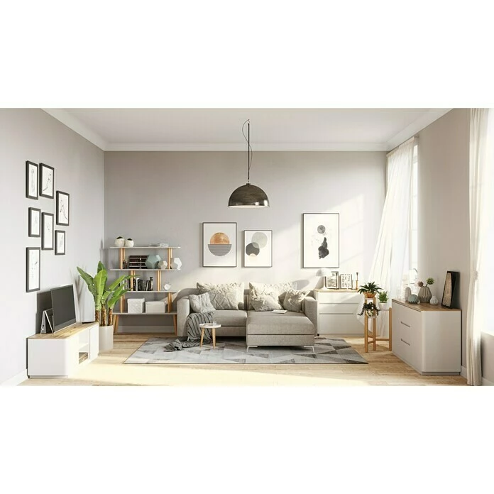 BAUHAUS Phönix Beistelltisch Buffalo Ø X H: 32 X 35 Cm, Weiß 3 BAUHAUS Phönix Beistelltisch Buffalo Ø X H: 32 X 35 Cm, Weiß – Bild 3